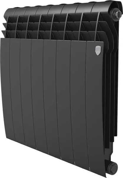 Изображение товара Радиатор биметаллический Royal Thermo BiLiner B 500 Черный (8 секций)