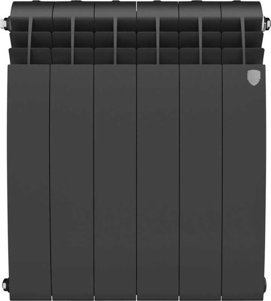 Изображение товара Радиатор биметаллический Royal Thermo BiLiner B 500 Черный (6 секций)
