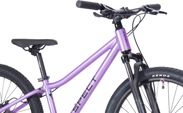 Изображение товара Велосипед Aspect Angel 2025 (24, фиолетовый, разобранный, в коробке)