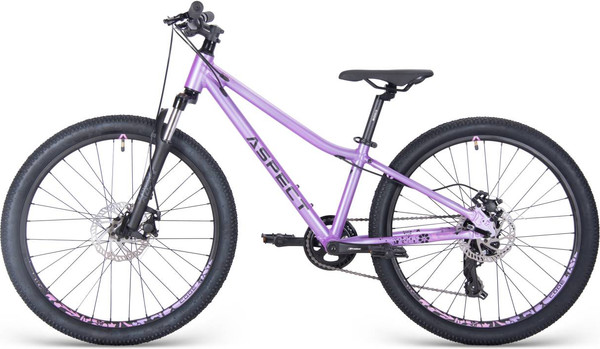 Изображение товара Велосипед Aspect Angel 2025 (24, фиолетовый, разобранный, в коробке)