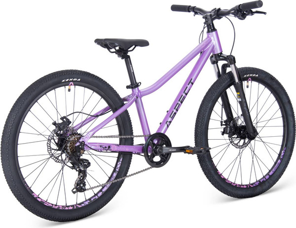 Изображение товара Велосипед Aspect Angel 2025 (24, фиолетовый, разобранный, в коробке)