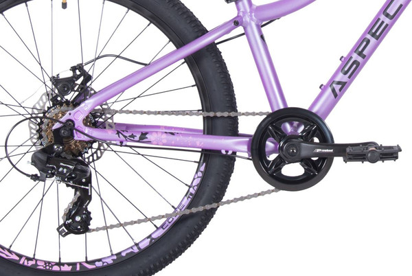 Изображение товара Велосипед Aspect Angel 2025 (24, фиолетовый, разобранный, в коробке)
