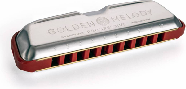 Изображение товара Губная гармошка Hohner Golden Melody Progressive D-Major