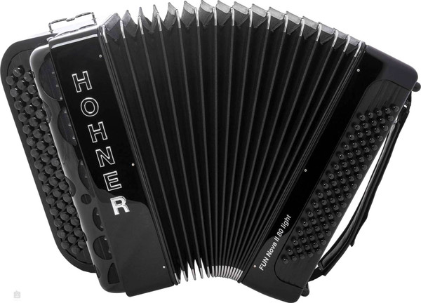Изображение товара Баян Hohner Fun Nova II 80 Light Black Celluloid