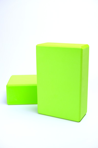 Изображение товара Набор блоков для йоги AMETIST Зеленый (2шт)