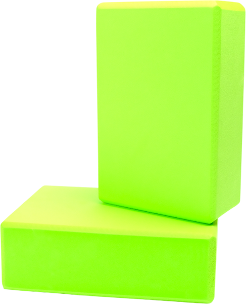 Изображение товара Набор блоков для йоги AMETIST Зеленый (2шт)