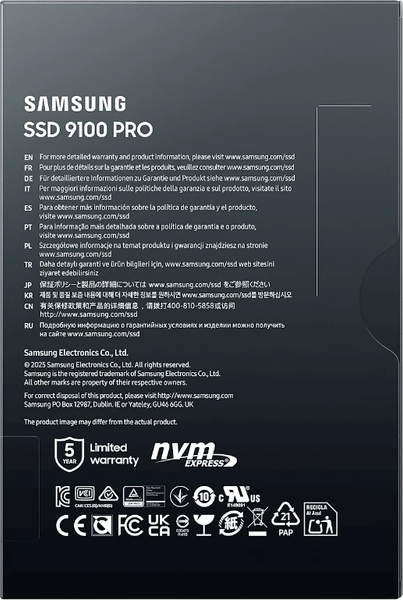 Изображение товара SSD диск Samsung 9100 Pro 1TB (MZ-VAP1T0BW)