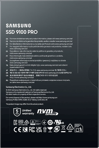 Изображение товара SSD диск Samsung 9100 Pro 2TB (MZ-VAP2T0BW)