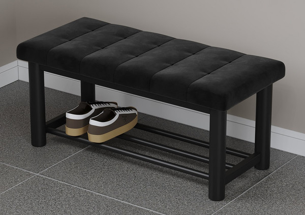 Изображение товара Банкетка Памир Гела 800 F90 (черный/черная опора)