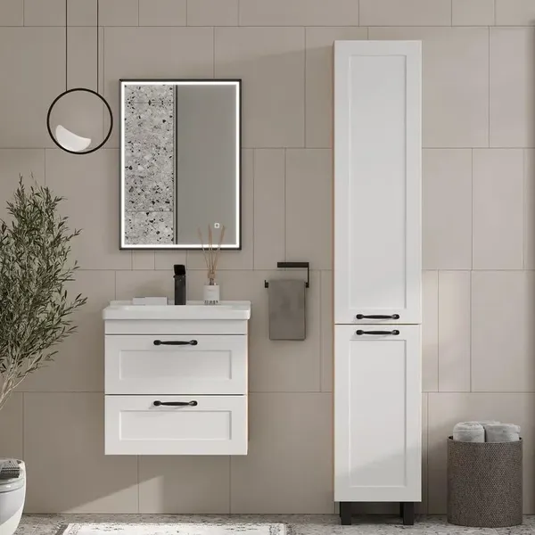 Изображение товара Тумба с умывальником EQUIL Lago 80.2D Миранда 80