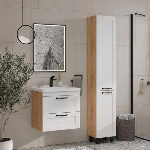 Изображение товара Тумба с умывальником EQUIL Lago 80.2D Миранда 80