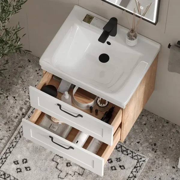 Изображение товара Тумба с умывальником EQUIL Lago 80.2D Миранда 80