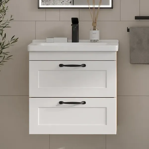 Изображение товара Тумба с умывальником EQUIL Lago 80.2D Миранда 80