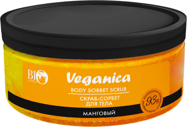 Изображение товара Скраб для тела Bio World Манговый скраб-сорбет (350г)