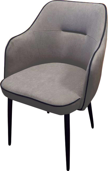 Изображение товара Стул Табурет Лорис (бренди 22/кант черный/каркас черный)