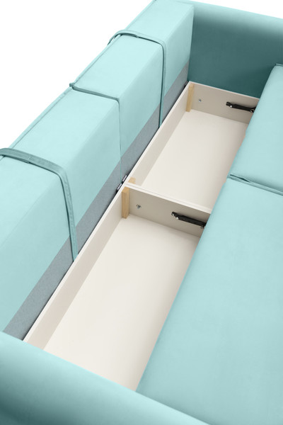 Изображение товара Диван угловой KRONES Олимп 4 (велюр эвкалипт)