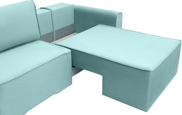 Изображение товара Диван угловой KRONES Олимп 4 (велюр эвкалипт)