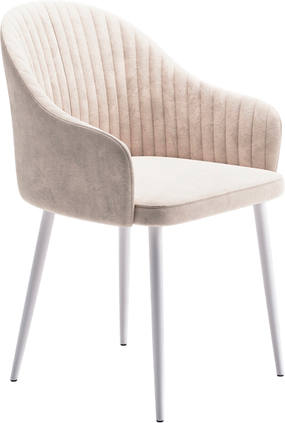 Изображение товара Стул Табурет Шелл поворотный (бренди 03/каркас белый)