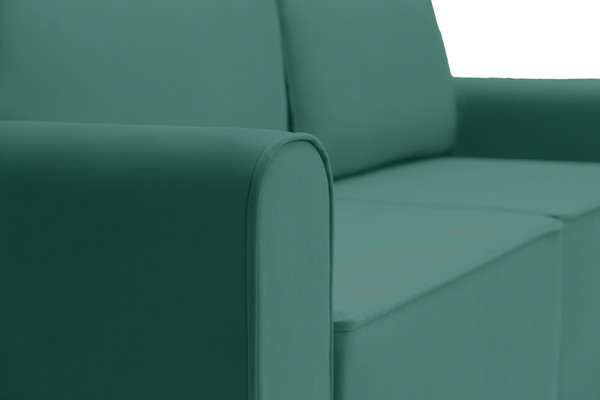 Изображение товара Диван угловой KRONES Олимп 4 (велюр изумрудный)