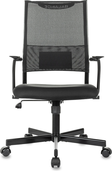 Изображение товара Кресло офисное Бюрократ CH Balance черный Elastic-102 TW-11 (сетка/ткань крестовина металл черный)