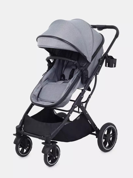 Изображение товара Детская универсальная коляска MOWbaby Jasper 3 в 1 / MB022 (Grey)