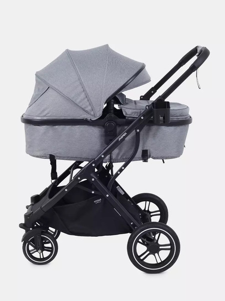 Изображение товара Детская универсальная коляска MOWbaby Jasper 3 в 1 / MB022 (Grey)