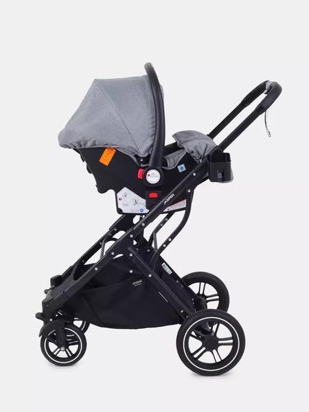 Изображение товара Детская универсальная коляска MOWbaby Jasper 3 в 1 / MB022 (Grey)