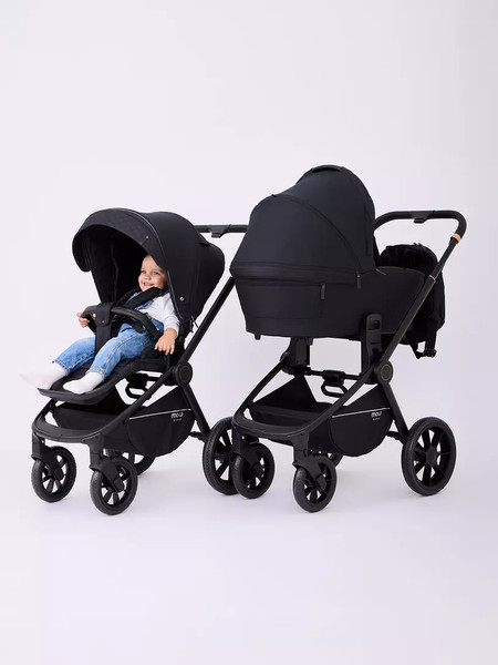Изображение товара Детская универсальная коляска MOWbaby Zoom Light 2 в 1 / RA086 (Black)