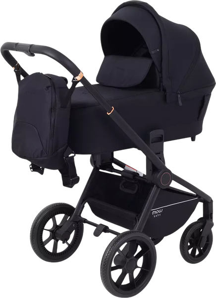 Изображение товара Детская универсальная коляска MOWbaby Zoom Light 2 в 1 / RA086 (Black)