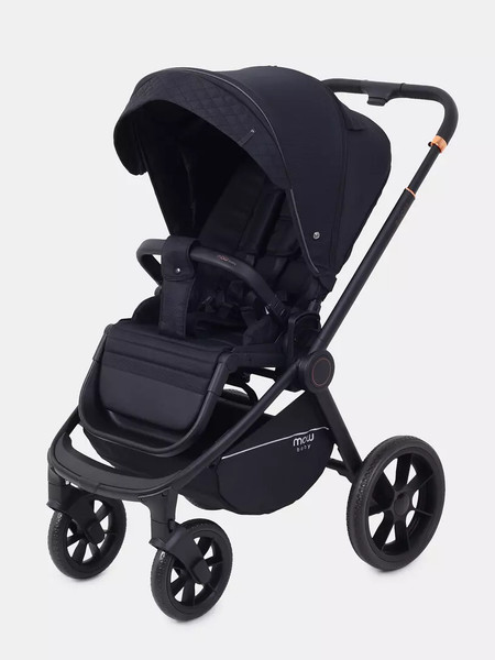 Изображение товара Детская универсальная коляска MOWbaby Zoom Light 2 в 1 / RA086 (Black)