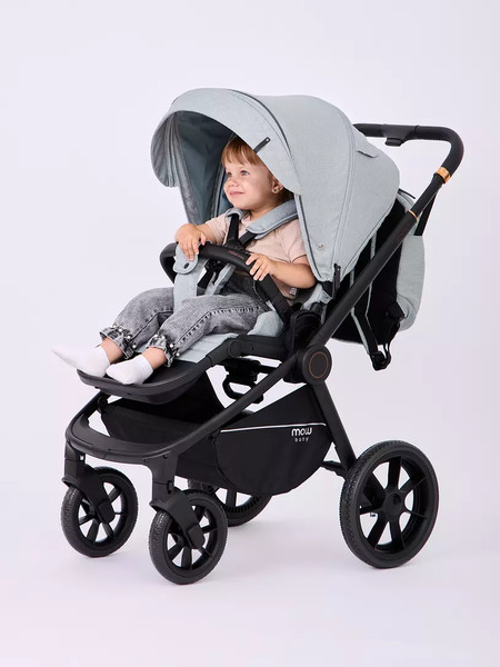 Изображение товара Детская универсальная коляска MOWbaby Zoom Light 2 в 1 / RA086 (Green Tea)