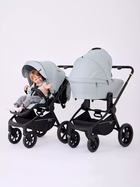 Изображение товара Детская универсальная коляска MOWbaby Zoom Light 2 в 1 / RA086 (Green Tea)