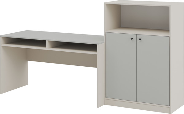 Изображение товара Письменный стол Мебель-Неман Мальма МН-135-25-С1 (персидский жемчуг/лунный камень)