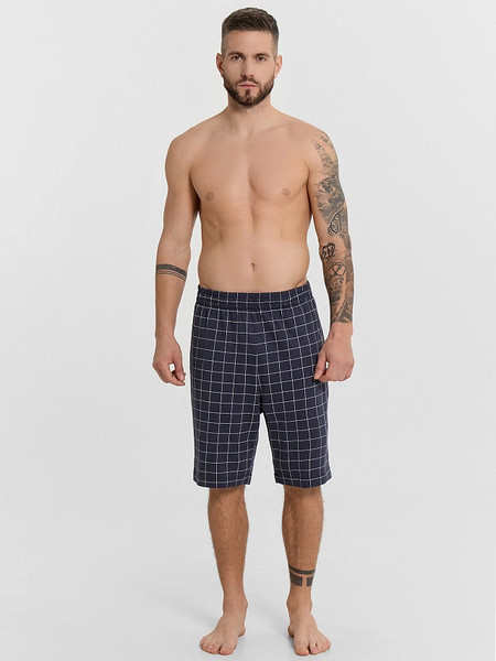 Изображение товара Шорты домашние Mark Formelle 531027 (р.90-170/176, клетка на темно-синем-1)