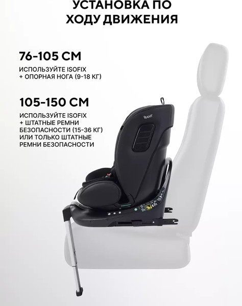Изображение товара Автокресло Rant Skyline Pro / YC32 (черный)