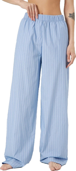 Изображение товара Штаны домашние Mark Formelle 532524 (р.170-106, белые полосы на темно-голубом)