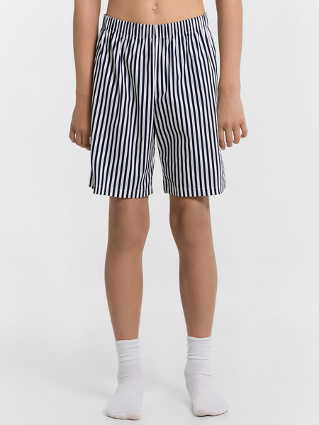 Изображение товара Пижама детская Mark Formelle 563329 (р.134-68-60, темно-синий/синяя полоска на белом)