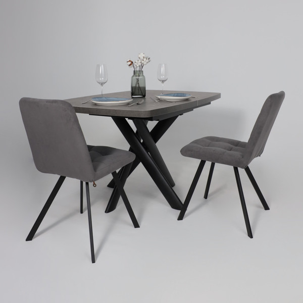 Изображение товара Стул Мамадома Rommy (b28 Antracite Lux/черный)