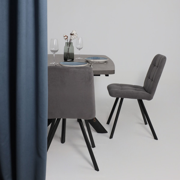 Изображение товара Стул Мамадома Rommy (b28 Antracite Lux/черный)