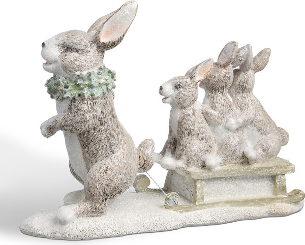 Изображение товара Статуэтка Lefard Крольчиха с крольчатами 162-1319