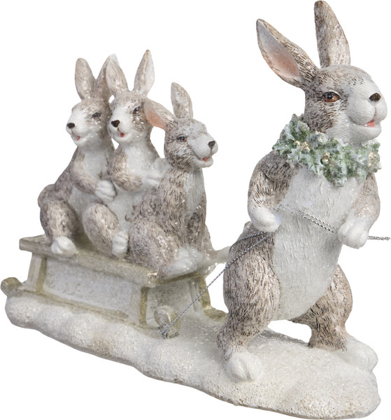 Изображение товара Статуэтка Lefard Крольчиха с крольчатами 162-1319