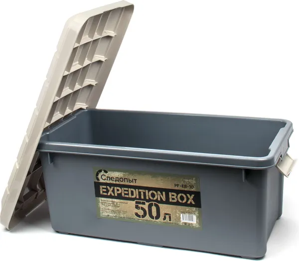 Изображение товара Ящик рыболовный Следопыт Expedition Box 600х360х320мм / PF-EB-07 (графит/бежевый)