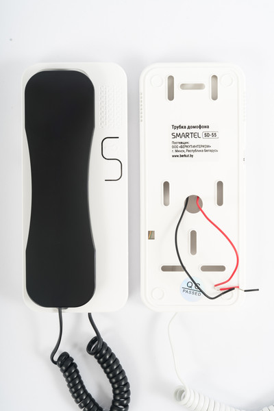 Изображение товара Аудиодомофон SmartEl SD-55 (черный/белый)