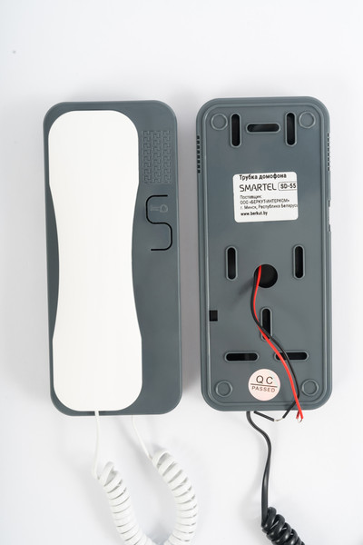 Изображение товара Аудиодомофон SmartEl SD-55 (белый/серый)