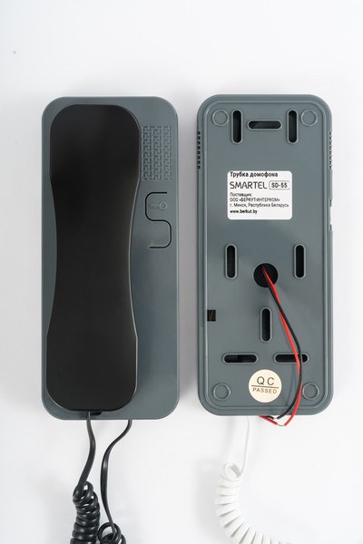 Изображение товара Аудиодомофон SmartEl SD-55 (черный/серый)