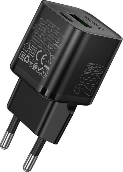 Изображение товара Адаптер питания сетевой Hoco N65 (черный)