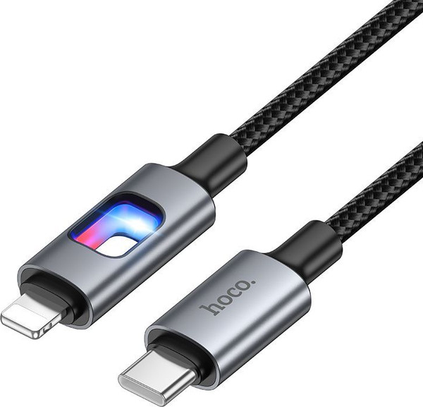Изображение товара Кабель Hoco U144 Type-C to Lightning (1.2м, черный)
