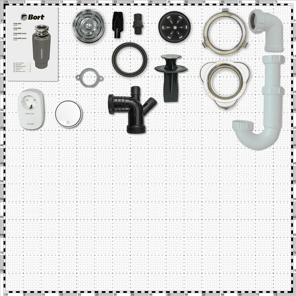 Изображение товара Измельчитель отходов Bort Titan 8000 Control (93417913)