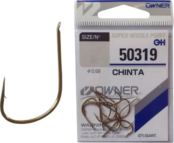 Изображение товара Набор крючков рыболовных Owner Chinta gold №8 / 50319-08 (13шт)