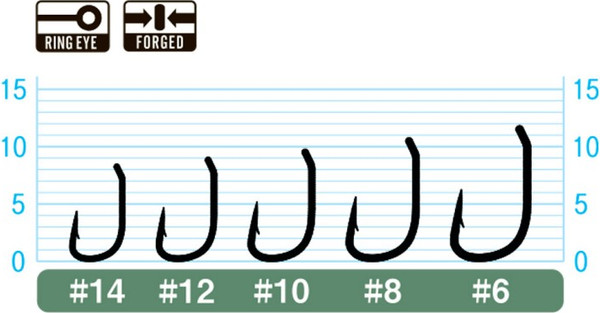 Изображение товара Набор крючков рыболовных Owner Feeder Hook FDH-1 brown №10 / 56941-10 (17шт)